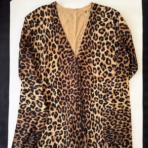ANIMAL PRINT CARDIGAN